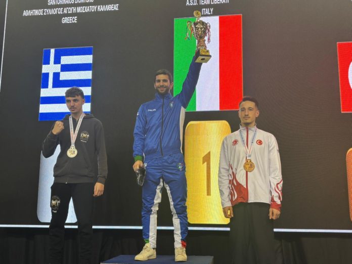 Kick Boxing, il tecnico del Cus Molise Mattia Amatuzio si impone ad Atene