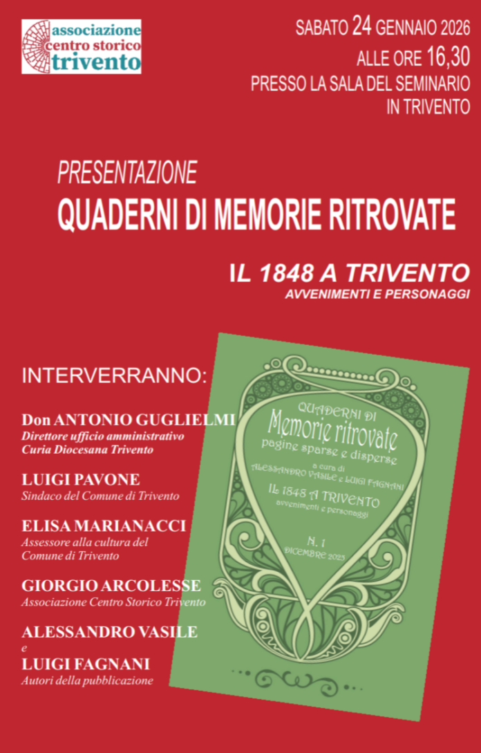 Quaderni di memorie ritrovate. Il 1848 a Trivento, avvenimenti e personaggi
