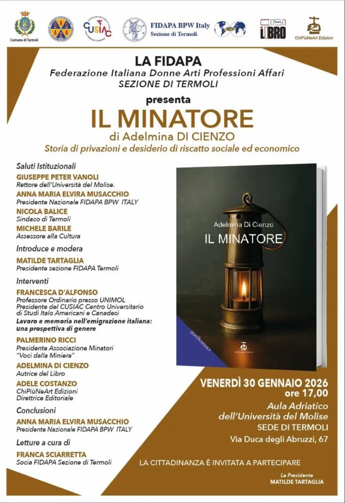 A Termoli la Fidapa porta in scena la memoria con “Il Minatore”