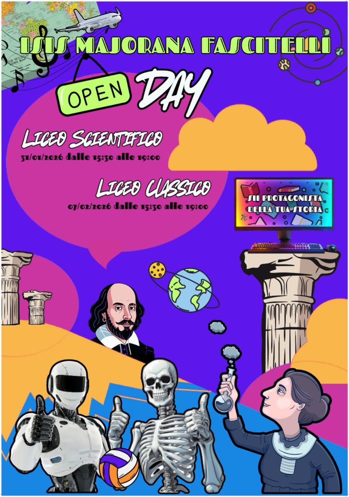 Sabato 31 gennaio l’Open Day al Majorana-Fascitelli di Isernia