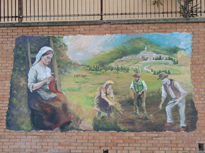 Guardialfiera, l’opera letteraria di Francesco Jovine in un murales