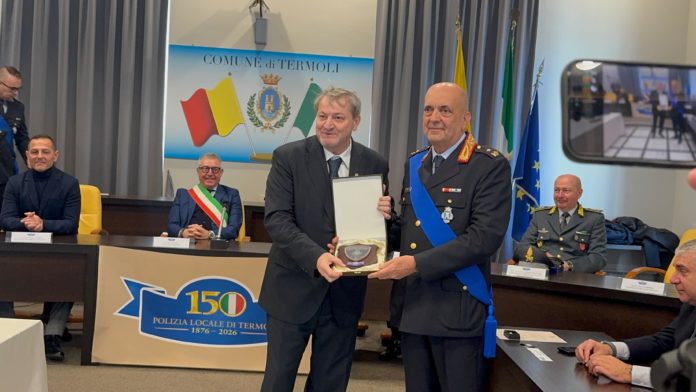 Roberti a Termoli per i 150 anni della Polizia Locale