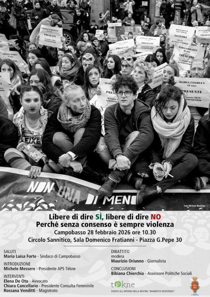 “Libere di dire sì, libere di dire no”, dibattito sul valore del consenso