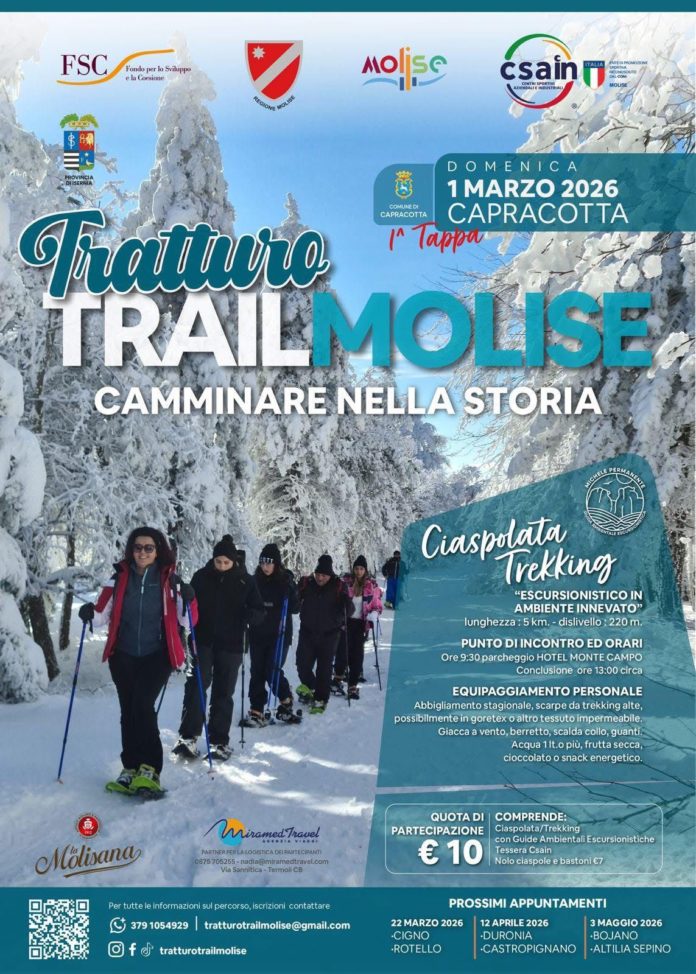 Il Molise riparte dai tratturi: domenica a Capracotta debutta “Tratturo Trail”