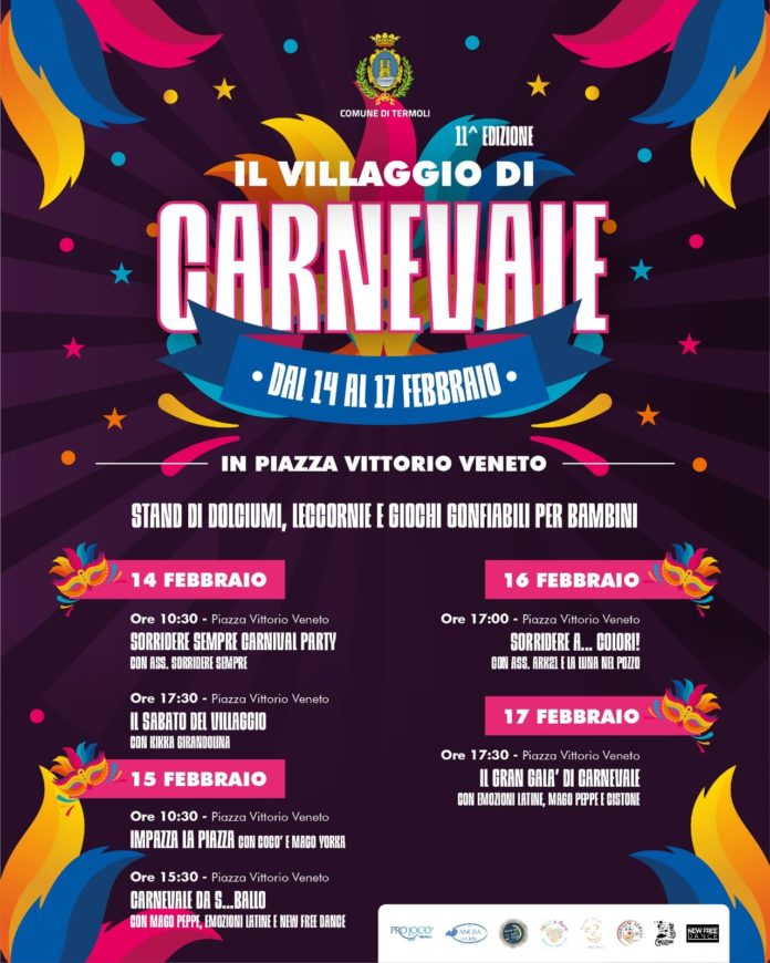 Termoli: torna il “villaggio di carnevale”
