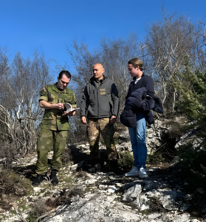 Venafro, nuova vetrina internazionale per il territorio grazie al Winterline Luciano Bucci durante le riprese del documentario