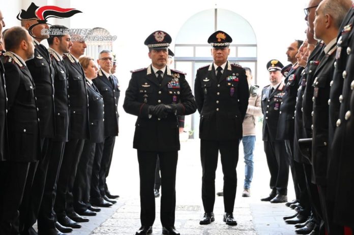Carabinieri, Generale Feroce visita Comando Provinciale Campobasso