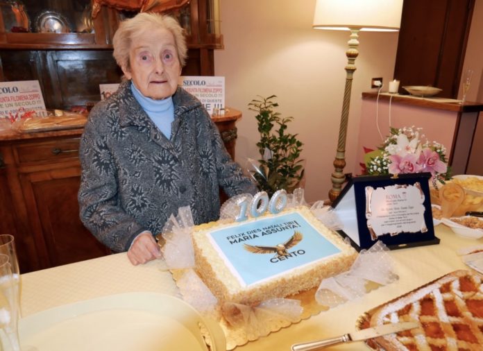 Una pergamena del sindaco di Roma per i 100 anni di Maria Assunta Zoppo