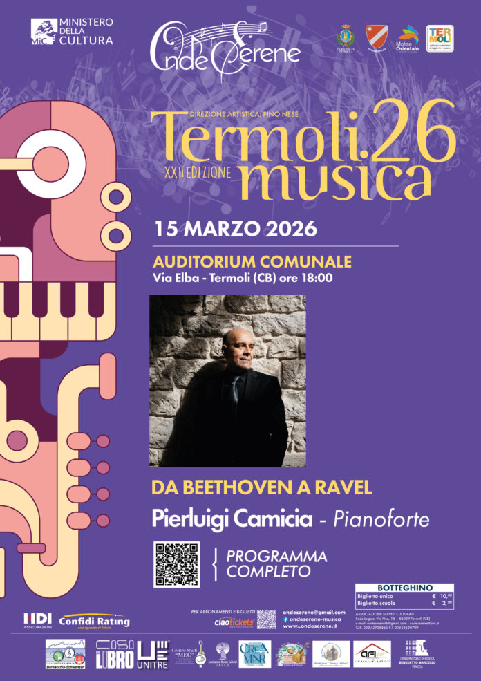 Termoli Musica 26: concerto “Da Beethoven a Ravel”