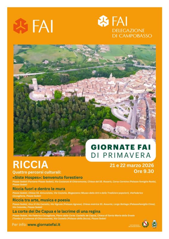 Sabato 21 e Domenica 22 Marzo tornano le Giornate FAI di Primavera