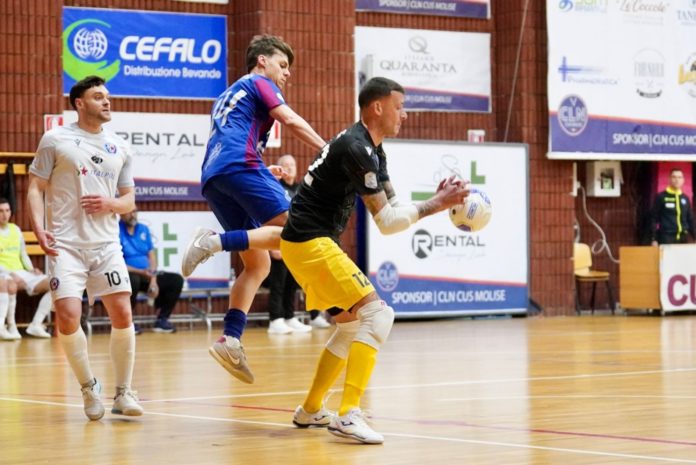 Futsal, A2 elite, Cus Molise, un punto al Palaunimol contro l’Italpol