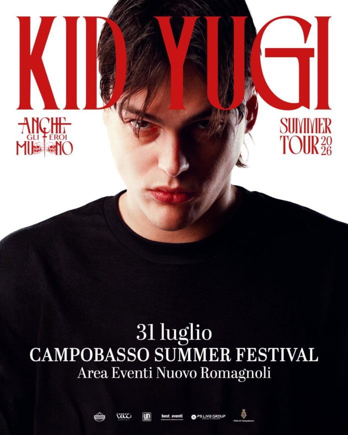 Campobasso Summer Festival: arriva anche Kid Yugi