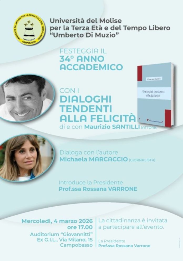 Università per la Terza Età, incontro con Maurizio Santilli