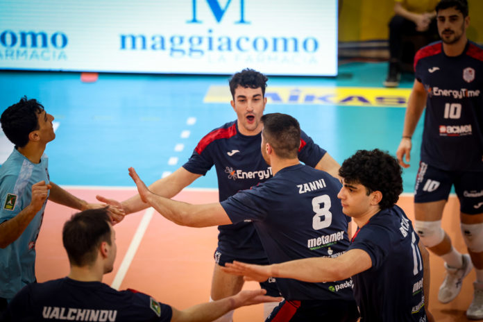 Volley, A3, EnergyTime, ricezione in tilt in casa del Sabaudia (3 a 1)