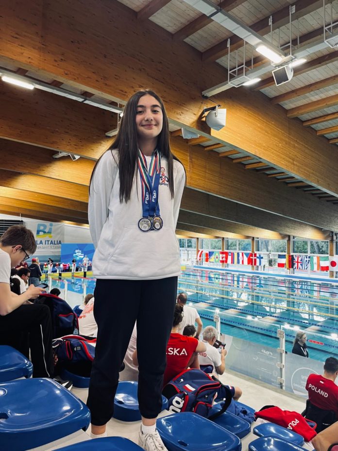 Nuoto, Gaia Verardi show: argento e record italiano agli Assoluti FINP