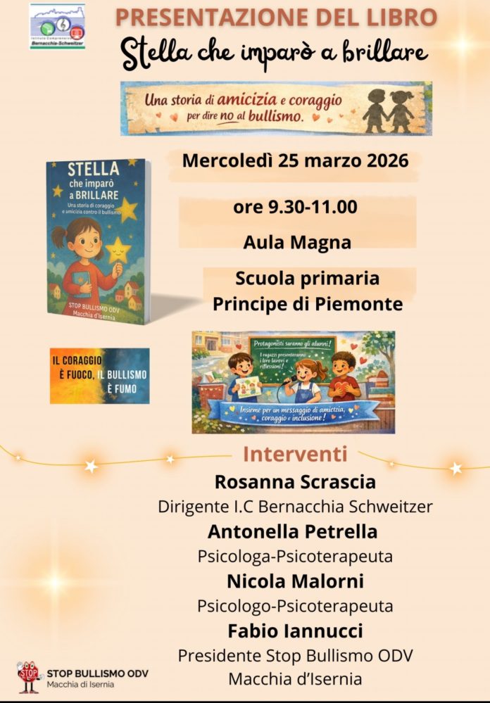 Termoli, presentazione del libro: “La stella che imparò a brillare”