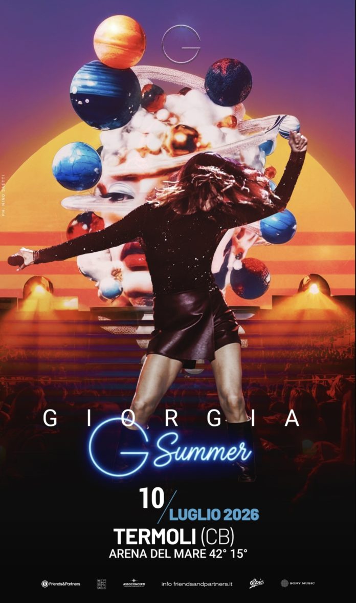 Il 10 luglio a Termoli il concerto di Giorgia