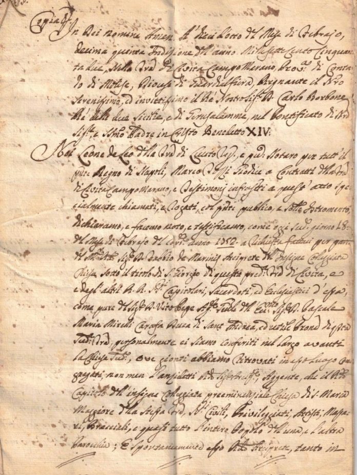 Il Martire “San Donato” venerato a Civitacampomarano