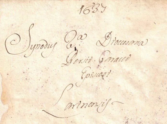 Usi e costumi nella Larino del Seicento estratti dai Sinodi di Caracci