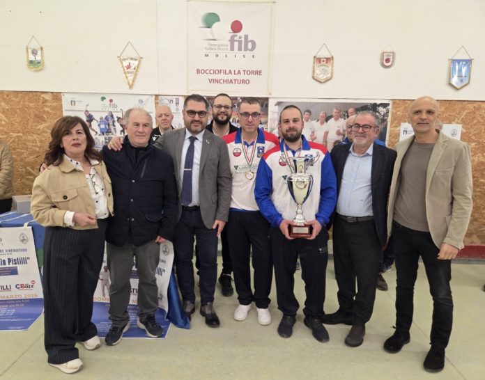 Bocce, a Vinchiaturo, vincono i molisani Antonio e Luca Iacobucci