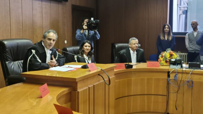 Tribunale di Larino, il giorno dell’insediamento del presidente Colucci