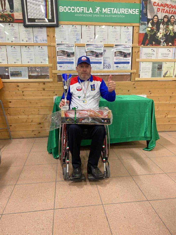 Bocce paralimpiche, Piacente vince nelle Marche e si conferma