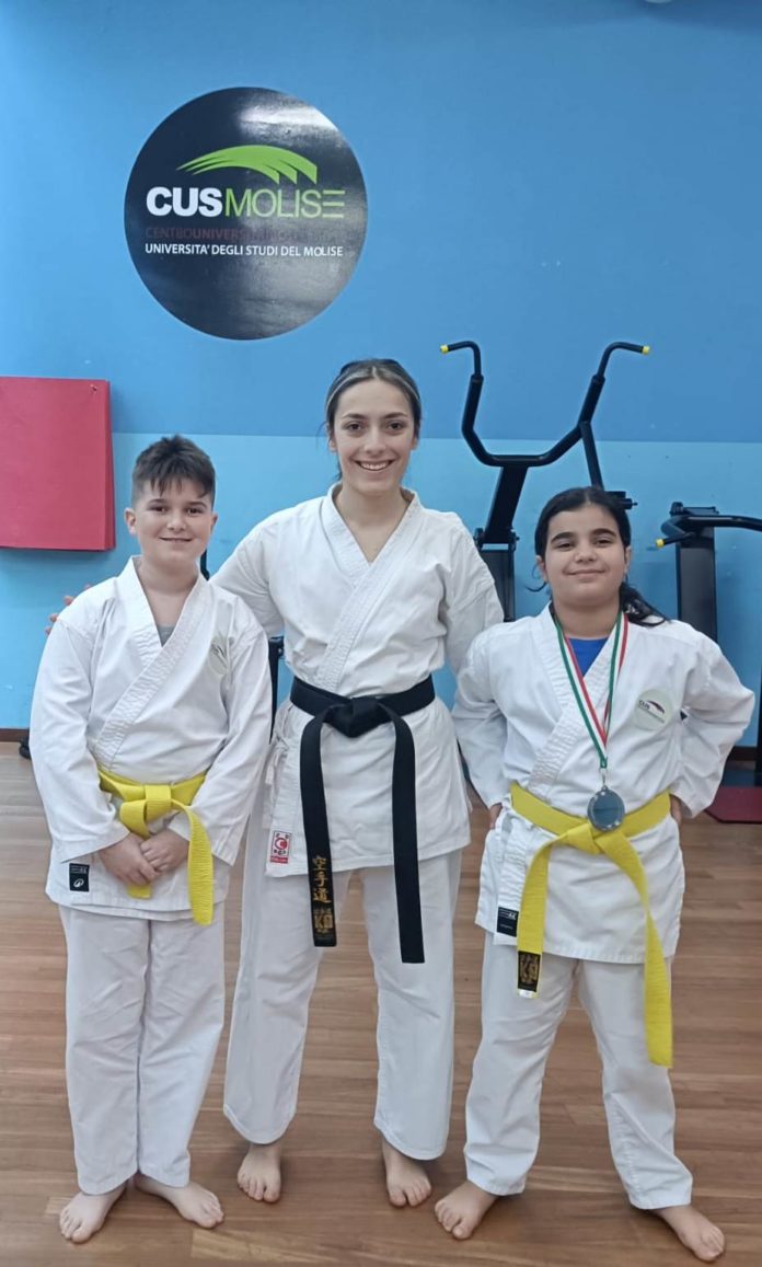 Karate, Cus Molise, Di Mangano e Cimaglia in evidenza a Mirabello Sannitico