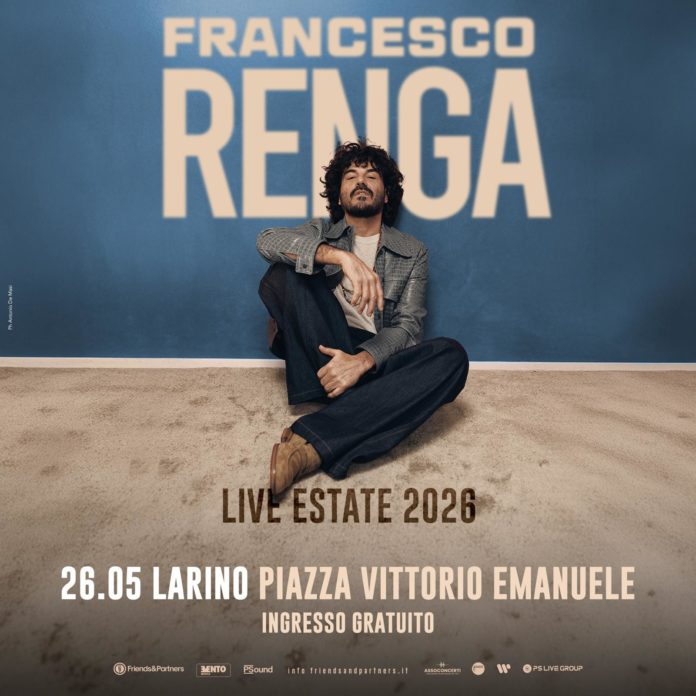 Larino, Francesco Renga in concerto per la festa di San Pardo