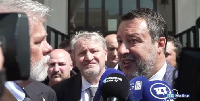 Salvini a Petacciato e ponte sul Trigno, “Ora stato di emergenza in CdM”