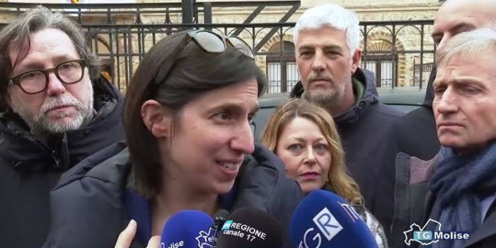 Elly Schlein in Molise per sopralluogo su zone colpite da maltempo e frane