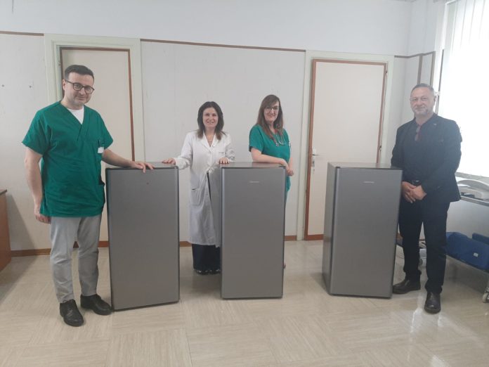 Al Cardarelli tre nuovi frigoriferi per il reparto di Pediatria