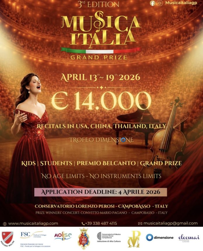 Musica Italia Grand Prize, concerto finale dei vincitori