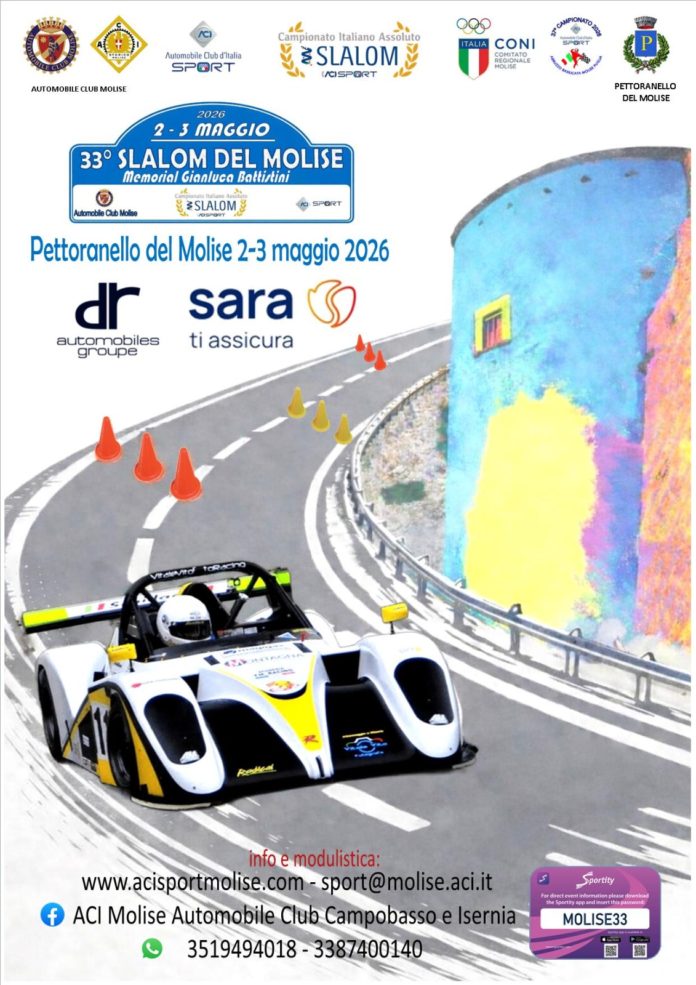 Slalom del Molise, memorial Battistini, lunedì la conferenza di presentazione
