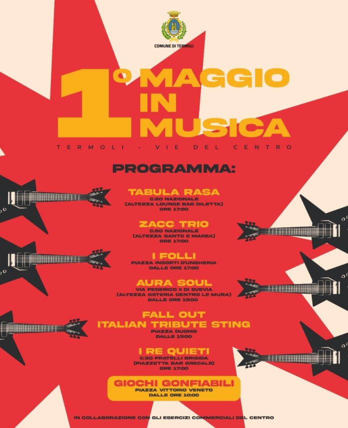 Termoli: “1° Maggio in Musica”. Gli eventi in città