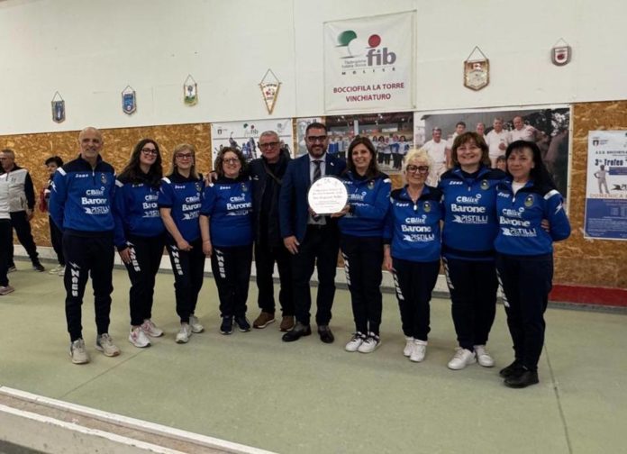 Bocce, sfida playoff a Vinchiaturo per la società La Torre femminile