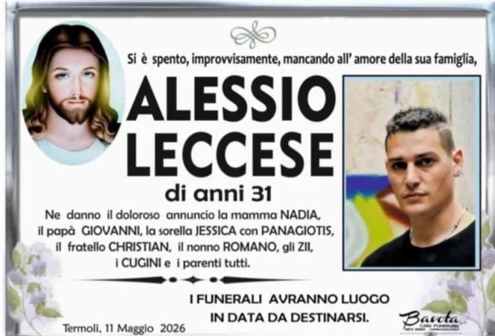 Morte Alessio Leccese, Procura di Foggia apre fascicolo d’inchiesta