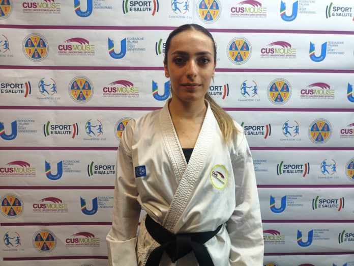 Cnu2026, Cus Molise, presente nel karate Alessandra Cipullo. “Un onore”