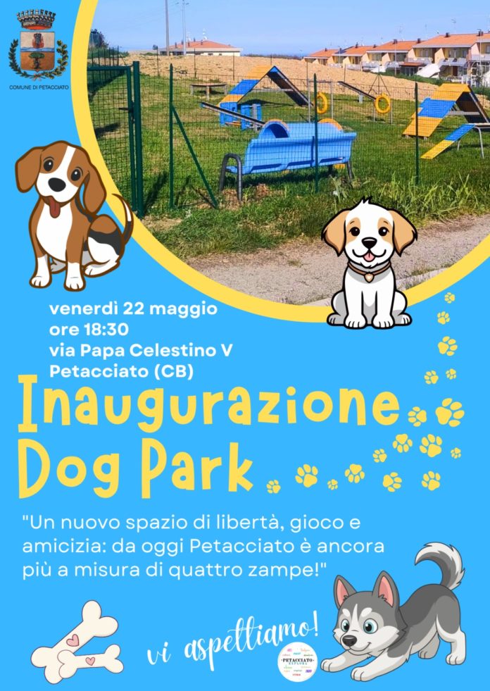 Petacciato: inaugurazione Dog Park