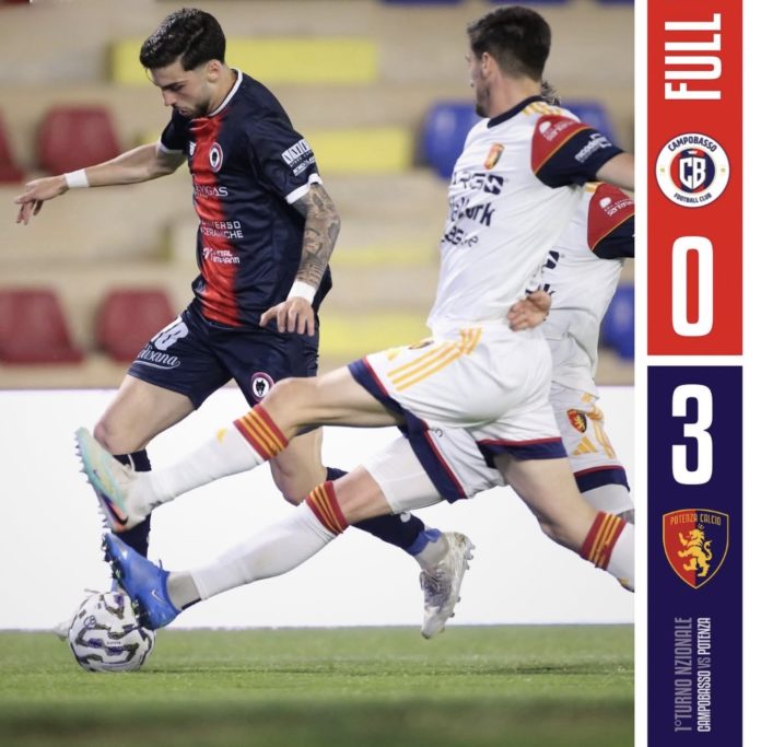 C, Play Off, il lupo cade in casa, il Potenza passa 3 a 0 in gara 1