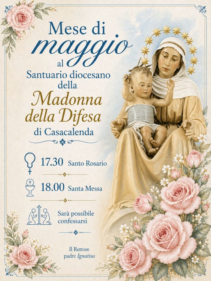 Mese di maggio al Santuario diocesano della Madonna della Difesa