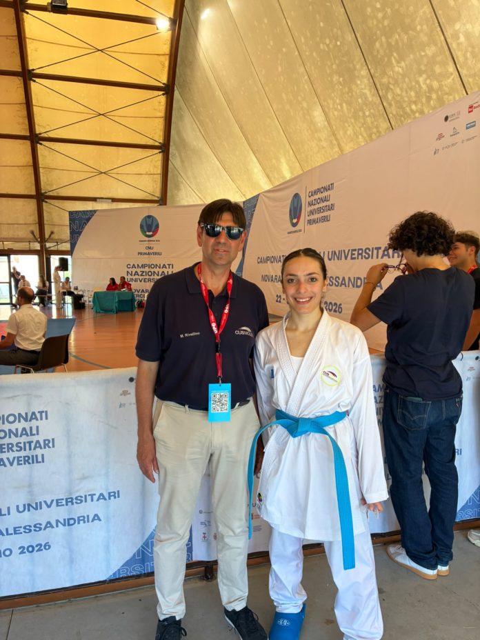 Cnu2026, Cus Molise, esperienza positiva per Alessandra Cipullo nel karate