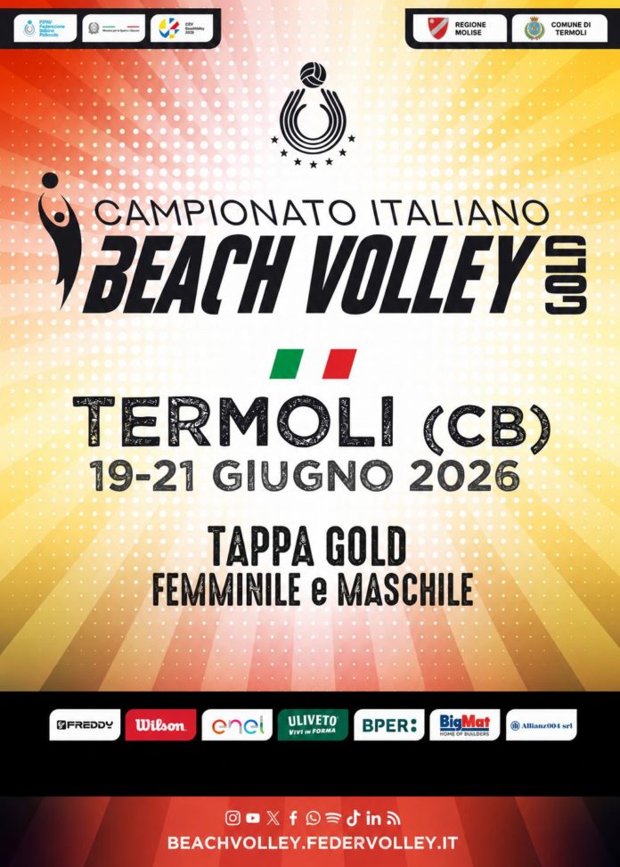 Fipav, Volley e Beach, undici giorni tricolori da vivere in Molise
