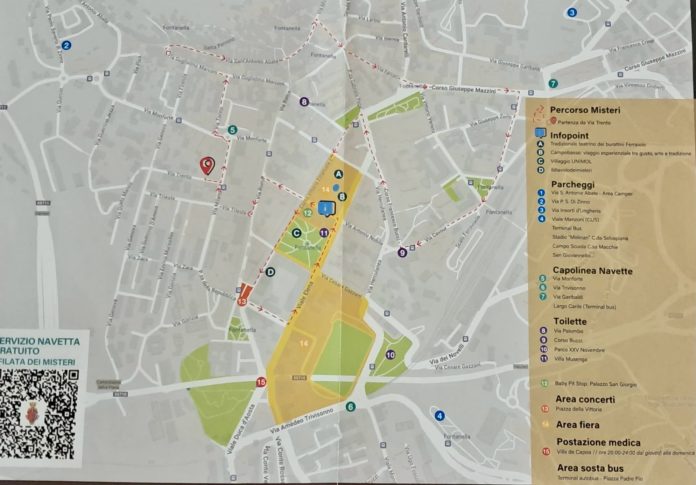 Misteri a Campobasso, navette gratis domenica: le indicazioni
