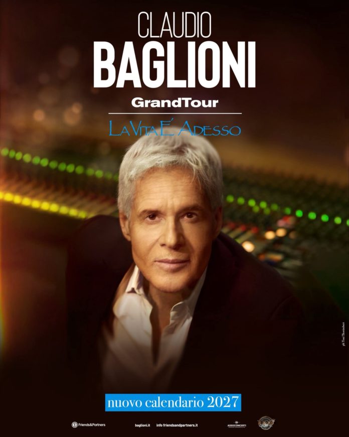 Claudio Baglioni rinvia il tour al 2027: slitta anche la data di Termoli