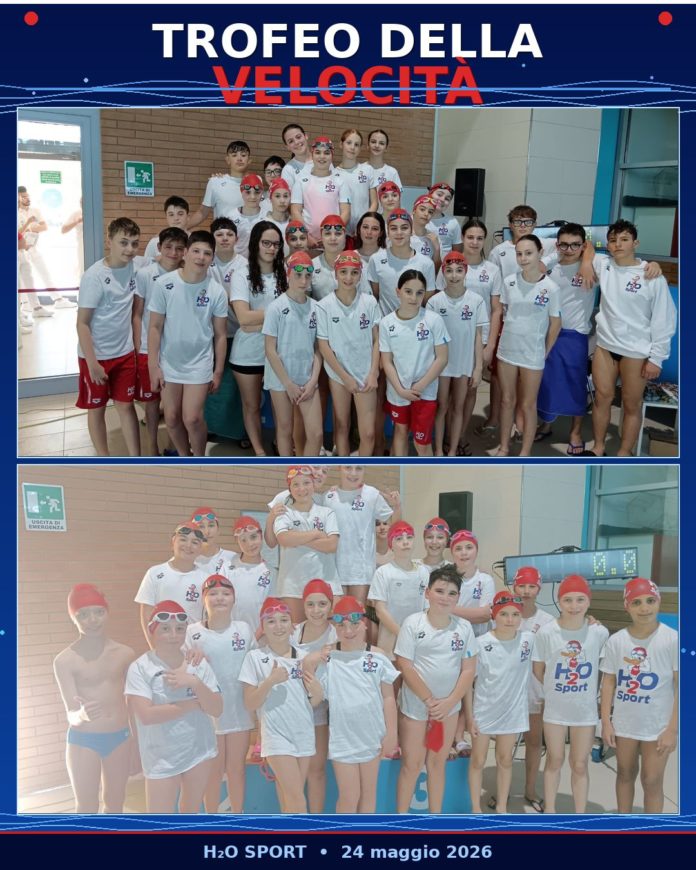 Nuoto, H2O Sport domina il Trofeo della Velocità Esordienti