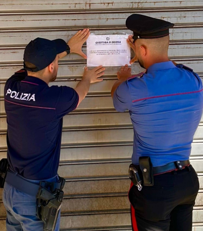 Venafro, due settimane di sospensione della licenza per un noto locale