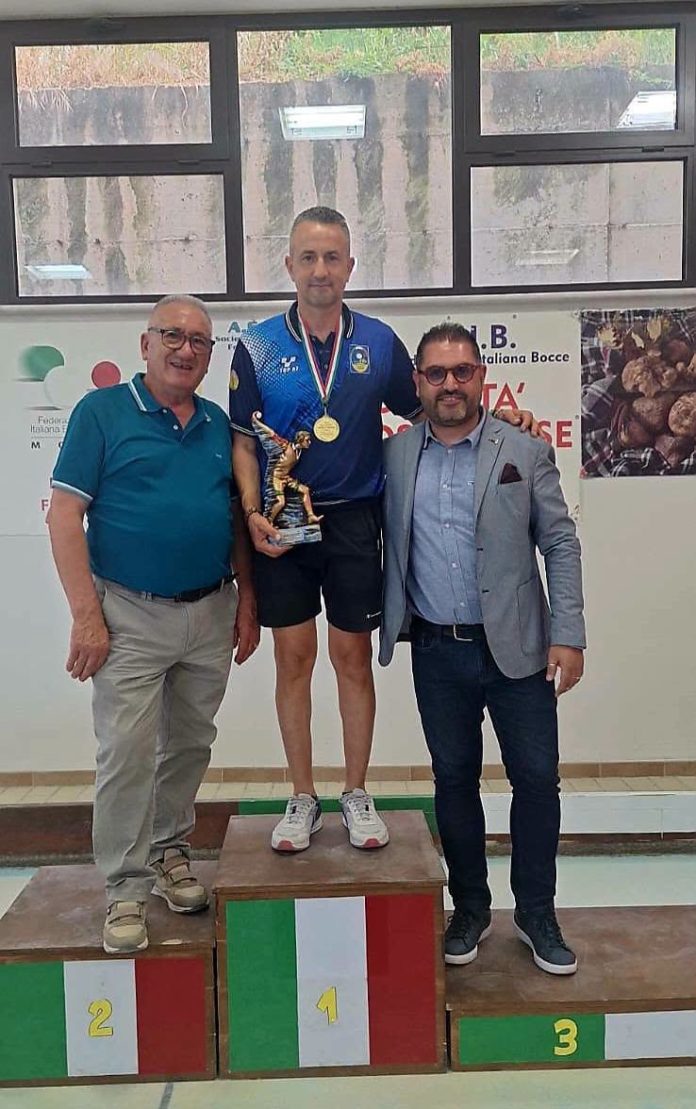 Bocce, Santoriello conquista il 4° Trofeo Felice Ruscitto nel segno del ricordo