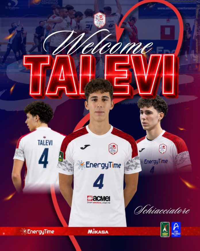 Volley, A3, EnergyTime Spike Devils, il talentuoso Talevi tra i martelli