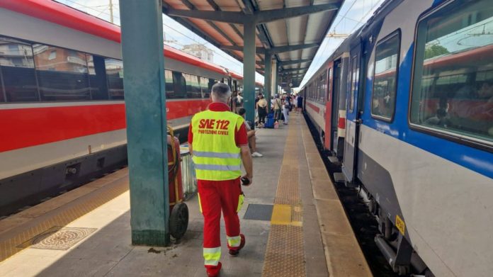 Termoli: linea ferroviaria sospesa. Viaggiatori assistiti dalla Sae 112