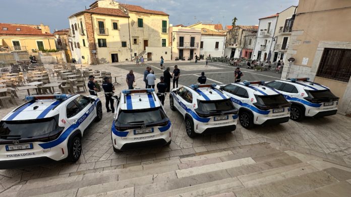 Benedette le nuove auto in dotazione alla polizia locale di Termoli